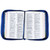 Biblia Mi Gran Viaje de Bolsillo con Cierre RV1960, imit piel azul con asa de mano