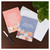 Set of 2 Notebooks: Joy and grace, peach and blue floral