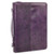 Forro de Biblia, Fe es la garantía, Morado, Hebreos 11:1