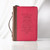 Bible Cover,  For I know the plans I have for you declares the Lord, Jeremiah 29:11, luxleather duotone pink and brown