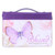 Bible Cover, Blessed is the one who trusts in the Lord, Jeremiah 17:7, luxleather purple