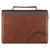 Bible Cover, Crown of Thorns, brown faux leather