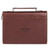 Bible Cover, Faith, chestnut brown faux leather