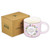 Ceramic Mug: Faithful promise - Hebrews 10:23, pink floral