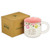Ceramic Mug: Things are possible - Matthew 19:26, pink poppy