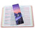 KJV Compact Bible, pink crown of thorns faux leather