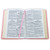 KJV Compact Bible, pink crown of thorns faux leather