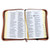 Biblia con Cierre Compacta Letra Grande RV1960, imit piel corona de espinas café con índice