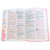 Biblia con Letra Grande Manual RV1960, edición especial imit piel rosa pastel