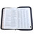 Biblia con Cierre Tamaño Manual RV1960, imit piel gris con índice