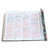 Biblia con Letra Grande 11 puntos RV1960, imit piel flores sobre negro con asa de mano y broche