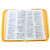 Biblia con Cierre Letra Grande Manual 11 puntos RV1960, imit piel amarillo abejas
