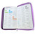 Biblia con Cierre Letra Grande Manual 11 puntos RV1960, imit piel lila primor