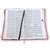 Biblia con Cierre Letra Grande RV1960, imit piel duotono rosa y azul con índice impreso