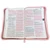 Biblia con Cierre Letra Grande RV1960, imit piel duotono rosa y azul con índice impreso