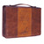 Bible Cover Large, John 3:16, For God so loved the world, Two Tone Brown