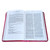 Biblia Edición Mis Quince RV1960 imit. piel frambuesa con aplique rosa