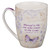 Ceramic Mug, Butterfly, Blessed, Blessed is the one who trusts in the Lord, Jeremiah 17:7