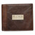 Genuine Leather Wallet, Be Strong and Courageous, The Lord goes with you