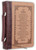 Bible Cover, Medium Size, The Lord's Prayer, Our father who art in heaven, luxleather brown