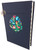 Biblia Letra Súper Gigante NVI, tapa dura de tela bordada, azul con índice