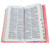 Biblia Chequera con Broche Magnético RV1960, imit. piel, rosado con cantos y letras plateadas, con índice