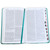 Biblia Ultrafina RV1960, imit. piel, turquesa con índice
