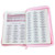 Biblia con Cierre Fuente de Bendiciones Compacta RV1960, imit. piel, rosado floral con índice