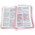 Biblia con Cierre Fuente de Bendiciones Compacta RV1960, imit. piel, rosado floral con índice