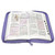 Biblia Letra Grande con Cierre RV1960, imit. piel, manual con bolsillo, lila con índice