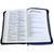 Biblia Letra Grande con Cierre RV1960, manual imit. piel, azul y gris con índice