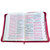 Biblia Letra Grande con Cierre RV1960 Concordancia Amplia, manual imit. piel, rosa con índice