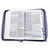 Biblia de Promesas con Cierre Manual RV1960, imit. piel lavanda con índice