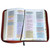 Biblia de Estudio Arcoíris con Cierre RV1960, imit. piel bronce con índice
