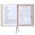 The Spiritual Growth Bible NLT: pearlescent faux leather with thumb index
