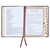 The Spiritual Growth Bible NLT: two-tone espresso faux leather with thumb index