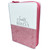 Biblia Compacta con Cierre RV1960, imit. piel rosa y blanco floral con índice - Engañosa es la gracia