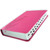 Biblia de Promesas Letra Grande RV1960, imit piel manual fucsia con índice