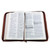 Biblia de Promesas Letra Grande con Cierre RV1960, imit. piel café
