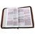 Biblia de Promesas Letra Grande con Cierre RV1960, imit. piel café