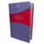 Biblia Manual Letra Grande 12 puntos RV1960, imit duotono lila floral y fucsia con índice