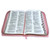 Biblia con Cierre Letra Grande 12 puntos para Mujer RV1960 imit piel rosado con índice