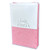 Biblia con Cierre Letra Grande 12 puntos RV1960 imit duotono rosado floral y blanco con índice - Engañosa es la gracia