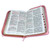 Biblia con Cierre Letra Grande 12 puntos RV1960, imit. piel floral con índice - Mujer Virtuosa