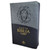 Biblia León con Cierre Letra Gigante Manual 14 puntos RV1960, imit duotono gris y negro con índice