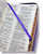 Biblia con Cierre Letra Gigante Manual 14 puntos RV1960 imit piel violeta y mariposa con índice