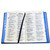 Biblia Letra Grande Manual RV1960, imit piel azul con índice