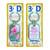 3D Metal Keychain: God is our refuge and strength - Psalm 46:1