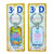 3D Metal Keychain: Let love and faithfulness never leave you - Proverbs 3:3