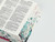 Biblia de Bolsillo RV1960 imit piel con canto floral fucsia